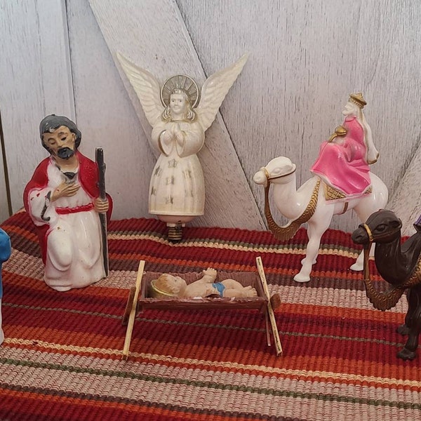 Vintage Nativity Etsy