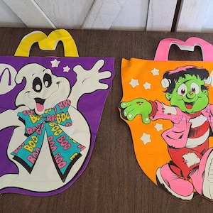 Plastic McDonalds Halloween Candy Bag