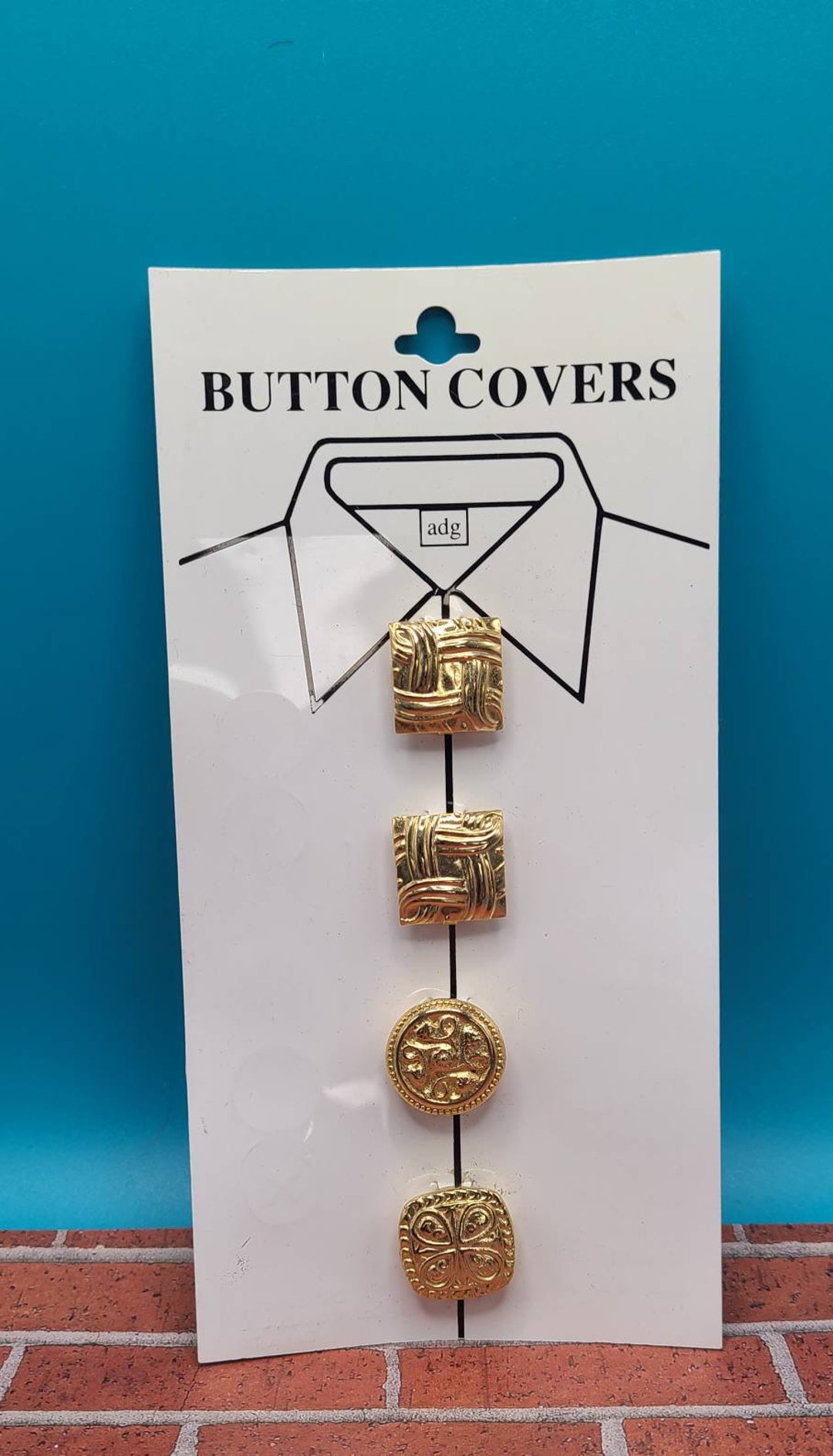 Vintage Button Covers, 4 Styles to Choose From. Etsy