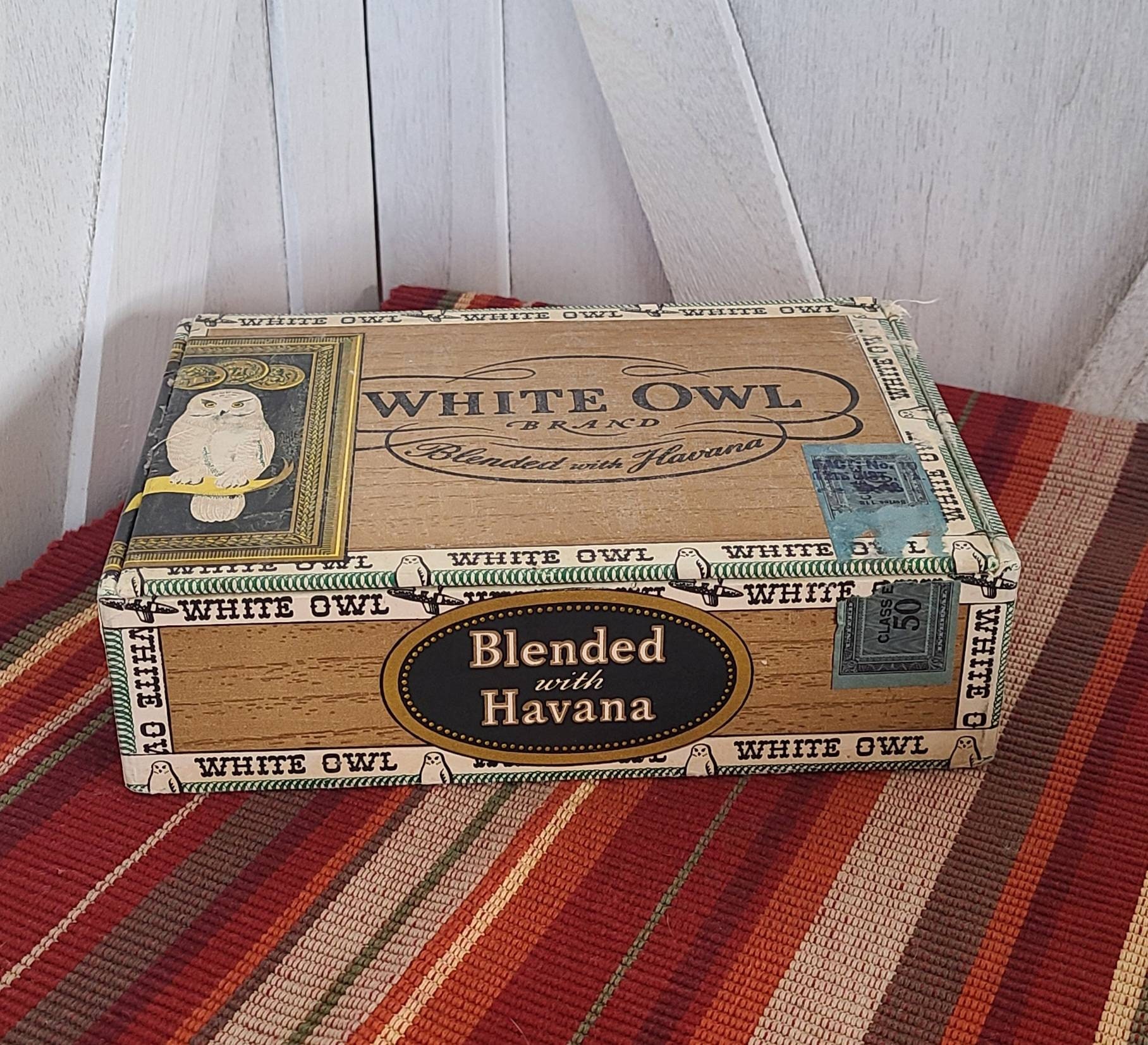 Vintage White Owl Cigar Box. - Etsy 日本