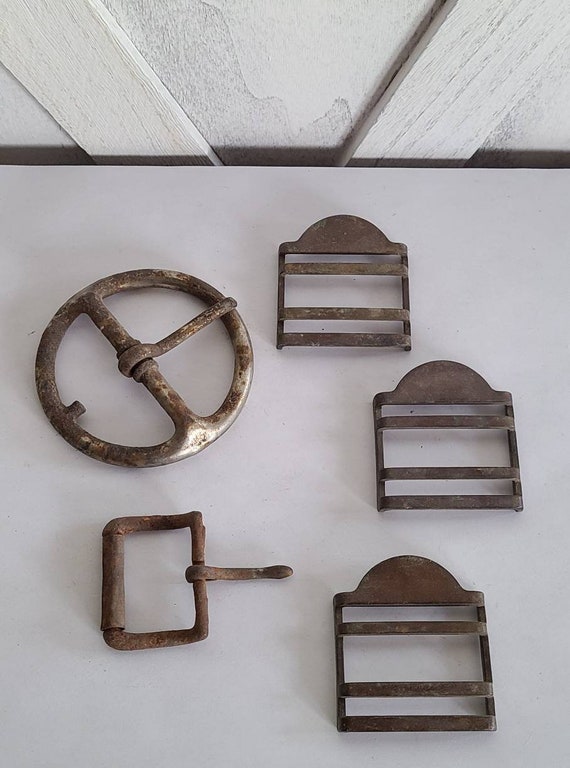 Vintage Lot of 5 Belt Buckles