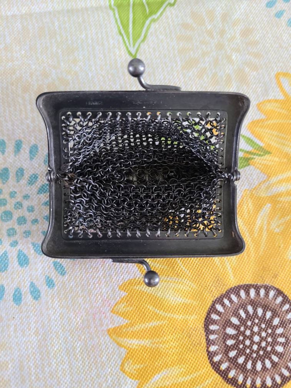 Vintage Metal Mesh Coin Purse Etsy