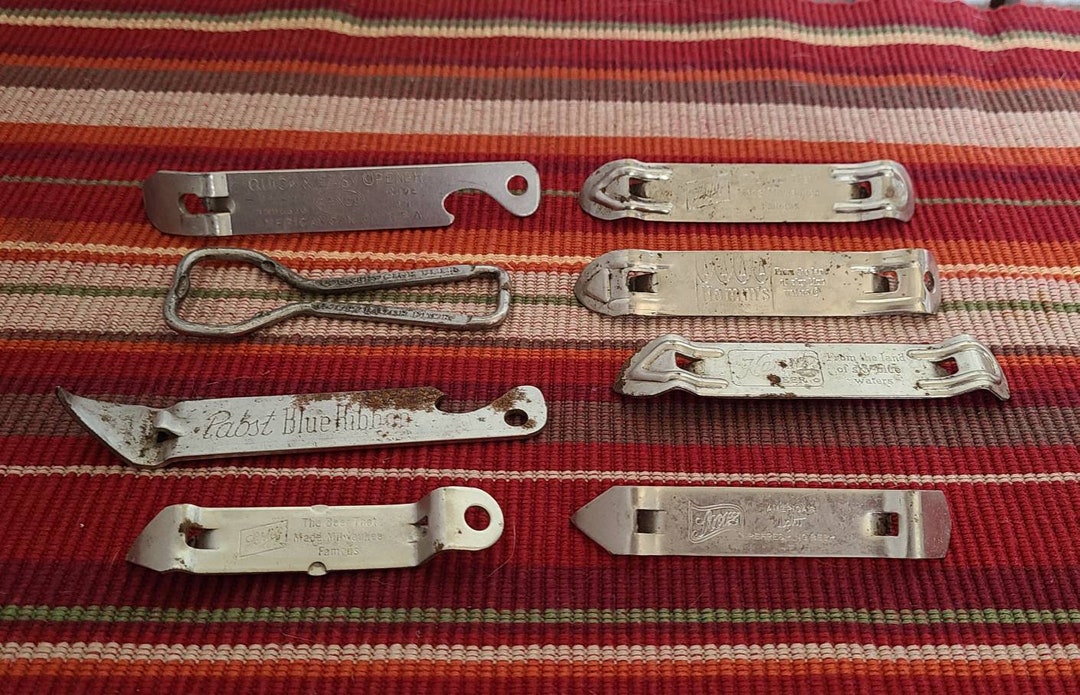 Lot of 8 Vintage Bottle Openers Etsy