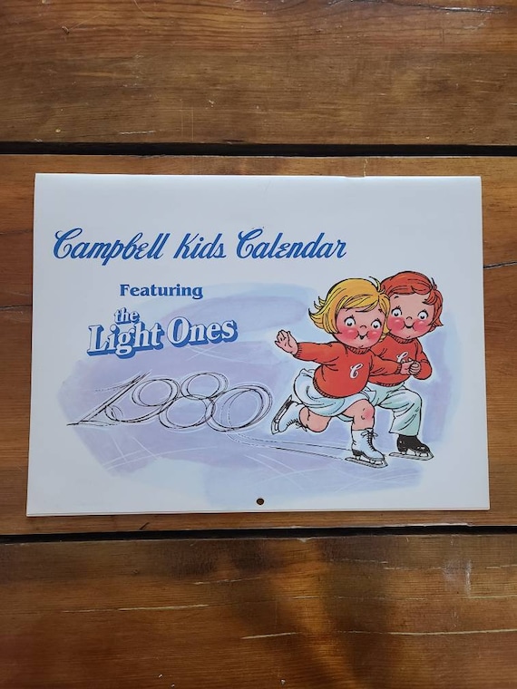 1980, 1982 Campbell Kids Calendars. - Etsy