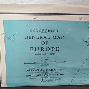 Wall Map of Europe