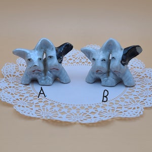 Vintage Porcelain Scottie Dog Figurines