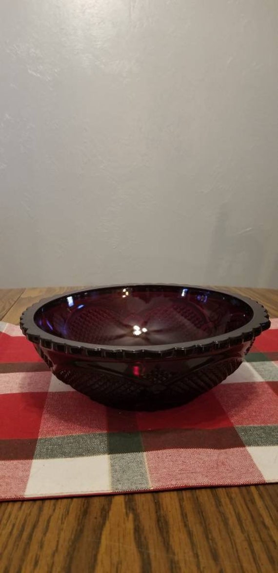 Vintage Cape Cod glassware Collection. Serving Bowl. Etsy