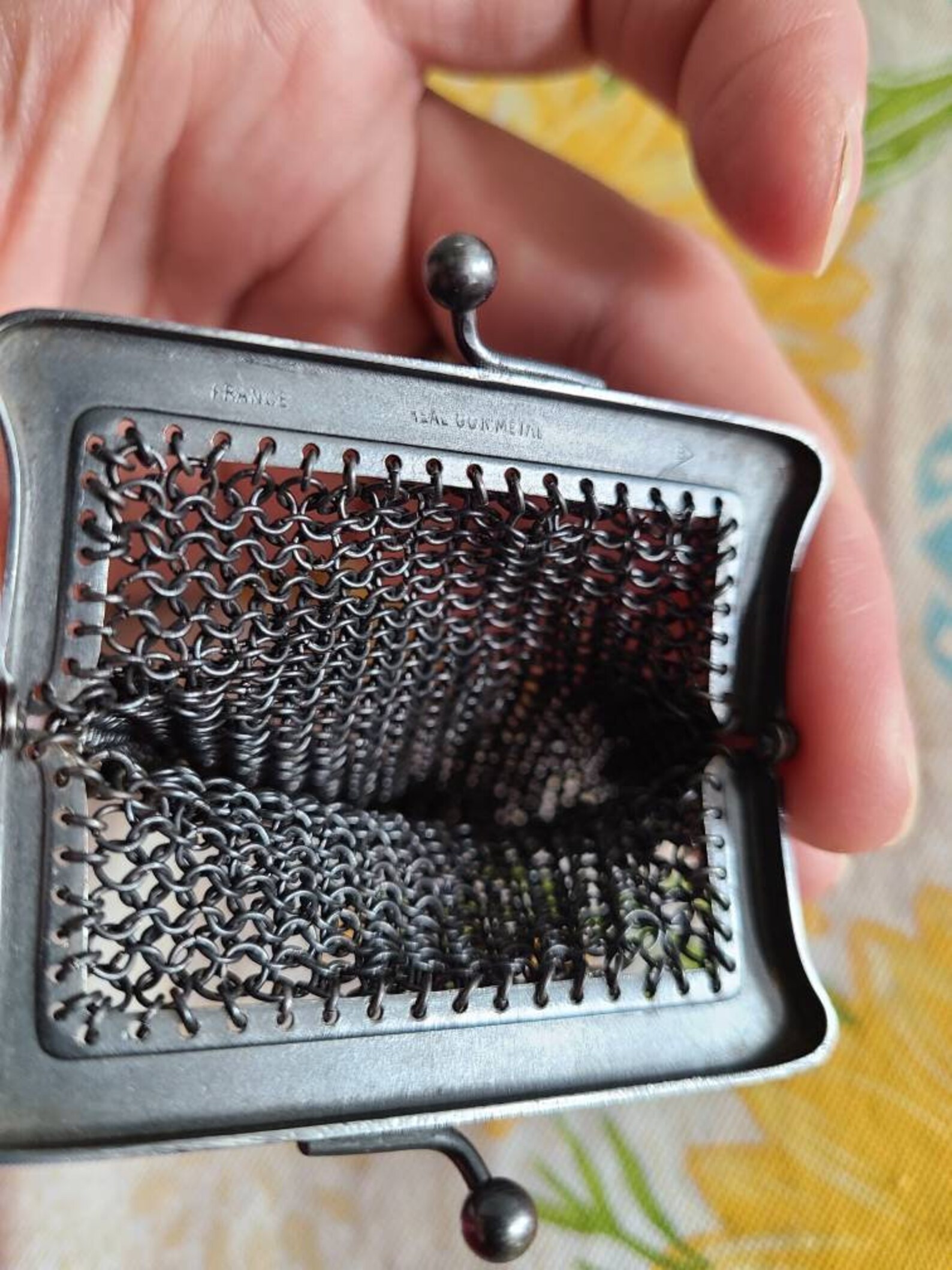Vintage Metal Mesh Coin Purse Etsy