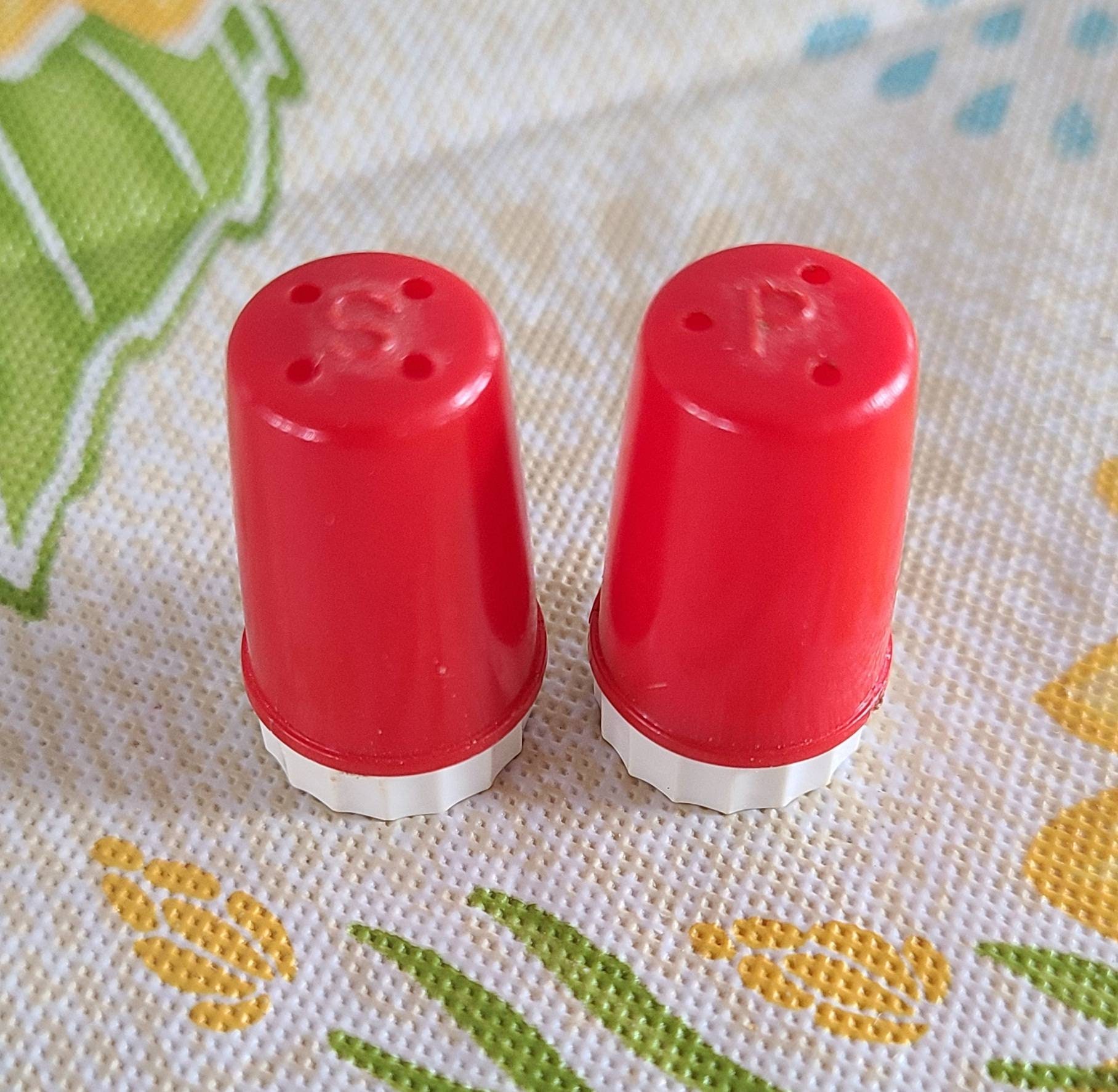 Vintage Tiny Plastic Salt and Pepper Shakers. Etsy