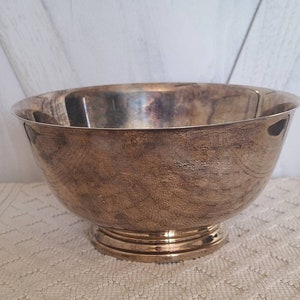 Paul Revere Reproduction Silver Plated Bowl