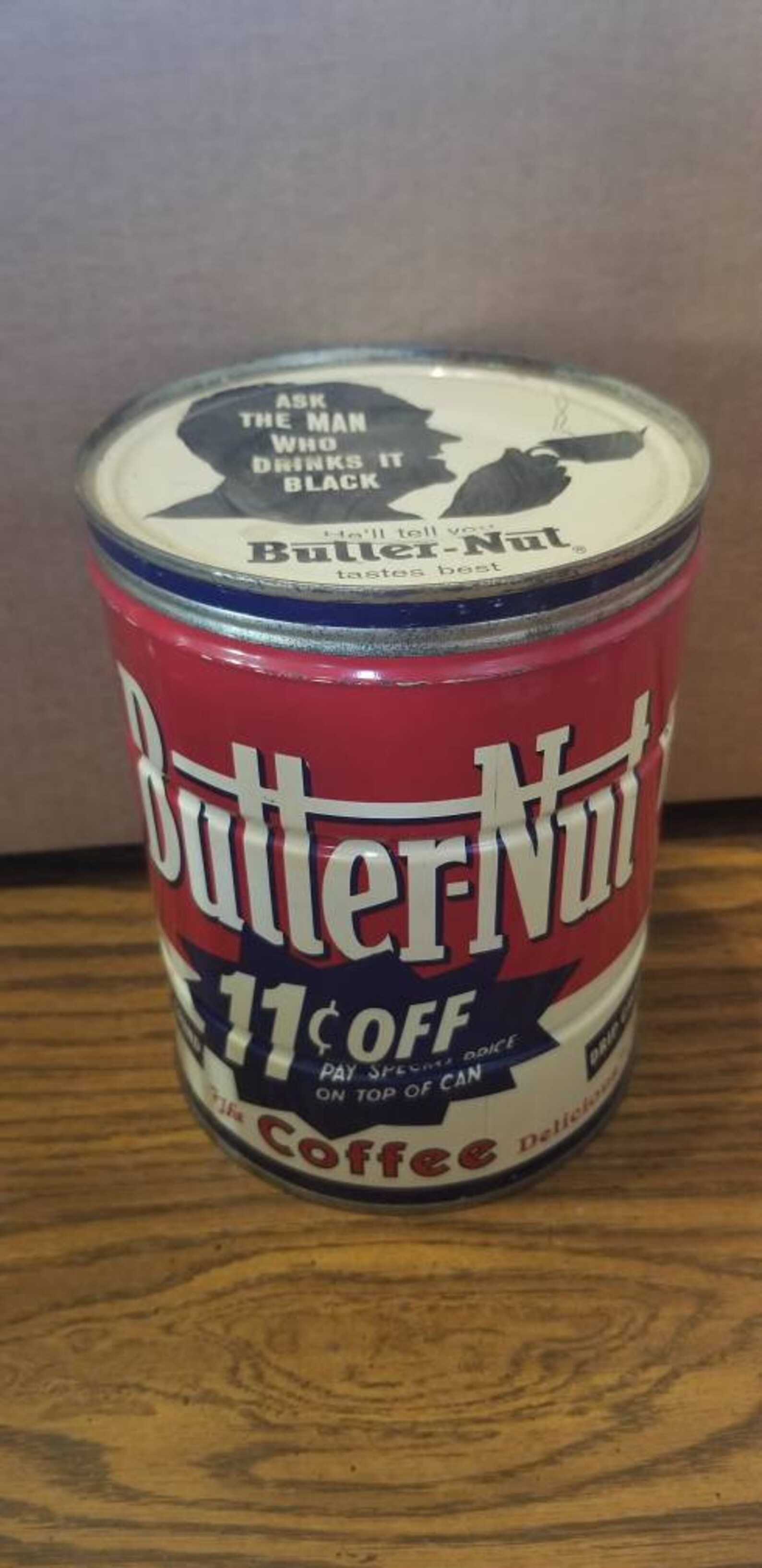 Vintage Butternut Coffee Can. Etsy