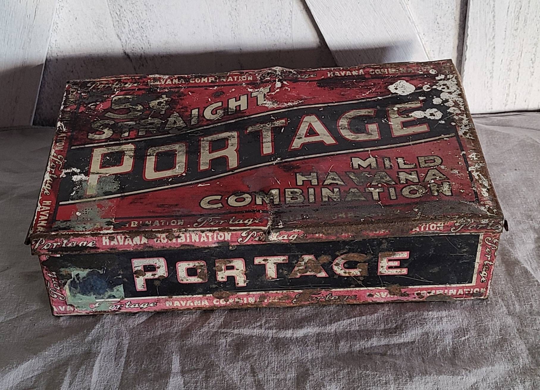 Vintage Portage Cigar Tin