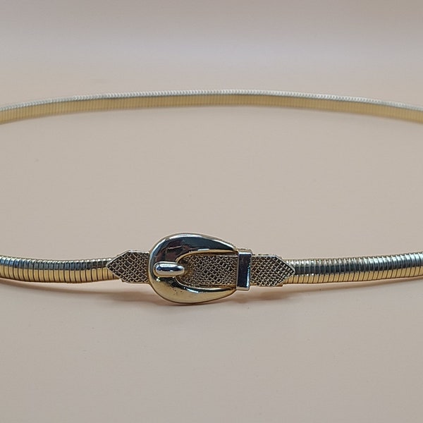 Vintage Gold Stretch Belt