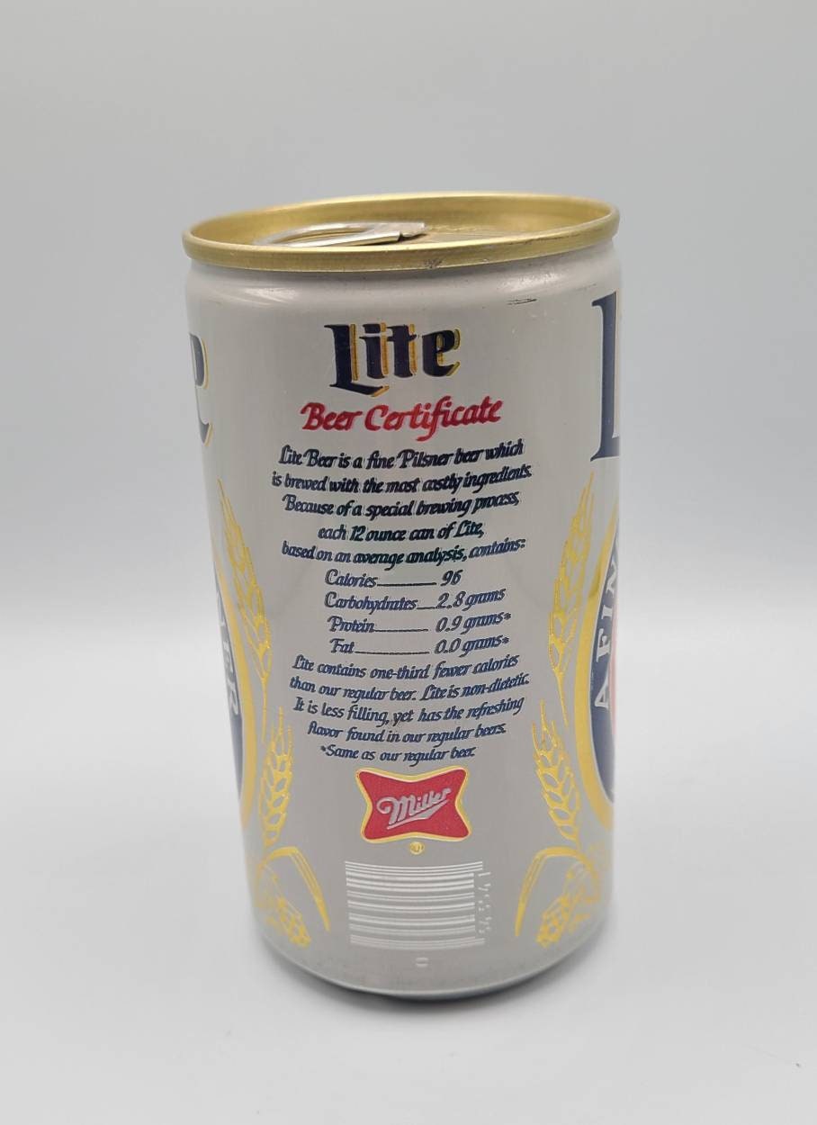 Vintage Miller Lite 12 Oz. Can, Empty, Unopened. - Etsy