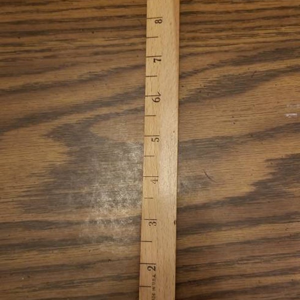 Vintage Westcott Wooden 12 inch Ruler.