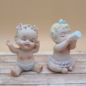 Vintage Adorable Baby Salt and Pepper Shakers