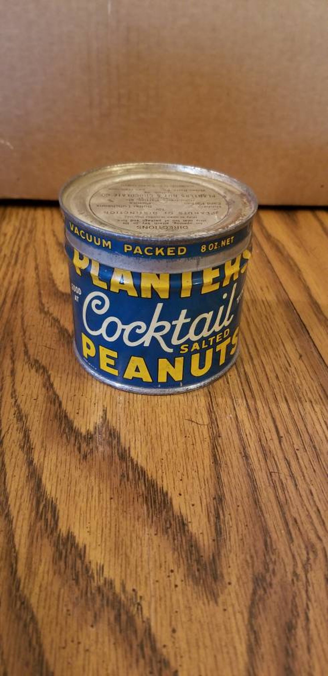 Vintage Planters Peanuts Tin. Etsy