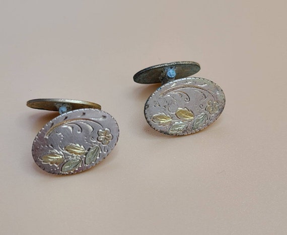 Vintage GLP Co. Etched Cuff Links