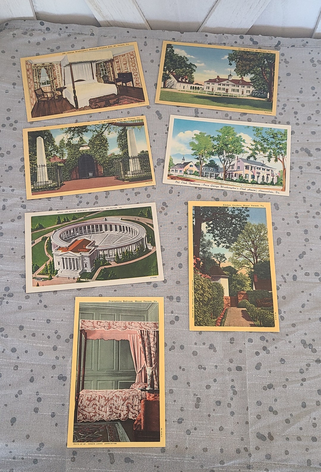 7 Vintage Virginia Post Cards - Etsy