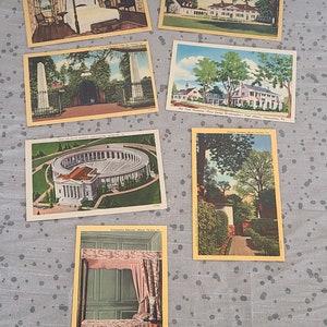 7 Vintage Virginia Post Cards