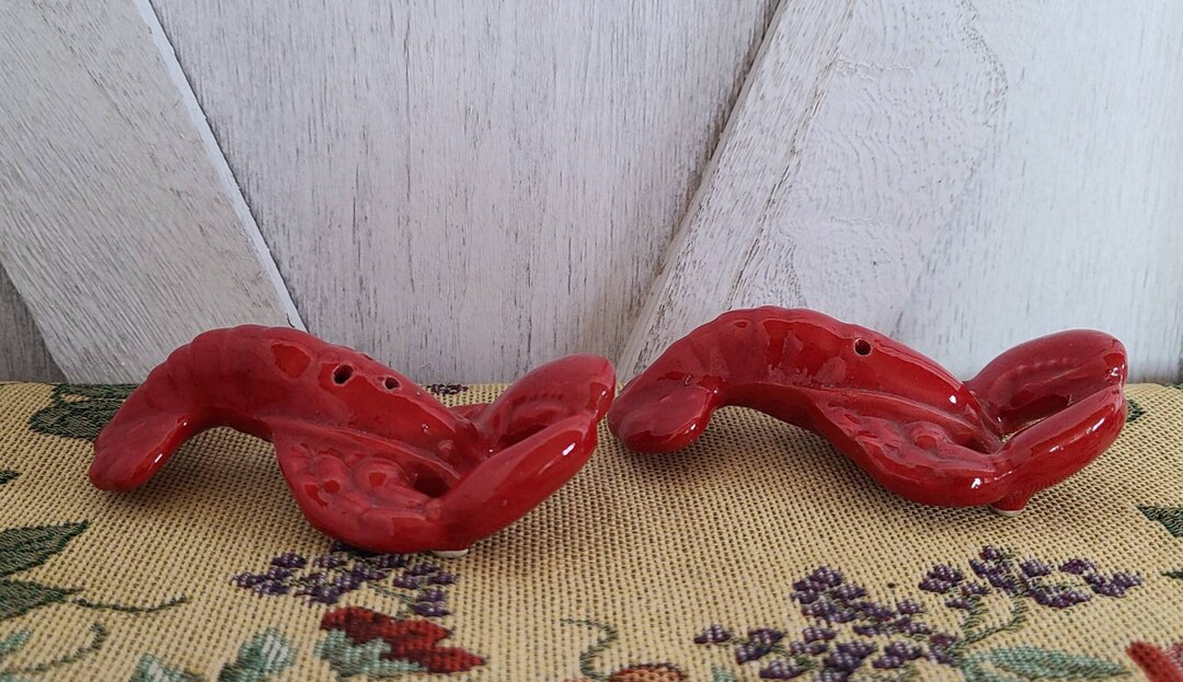 Vintage Lobster Salt and Pepper Shakers. Etsy