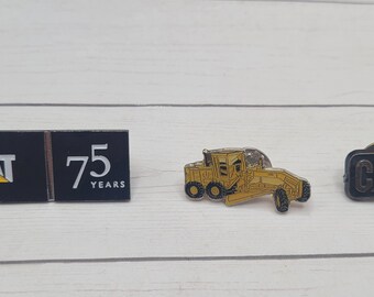 Vintage Caterpillar Lapel Pins