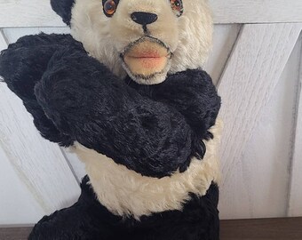 Vintage Steiff Panda Bear - Etsy
