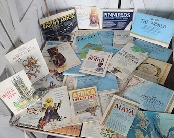 Vintage National Geographic Maps