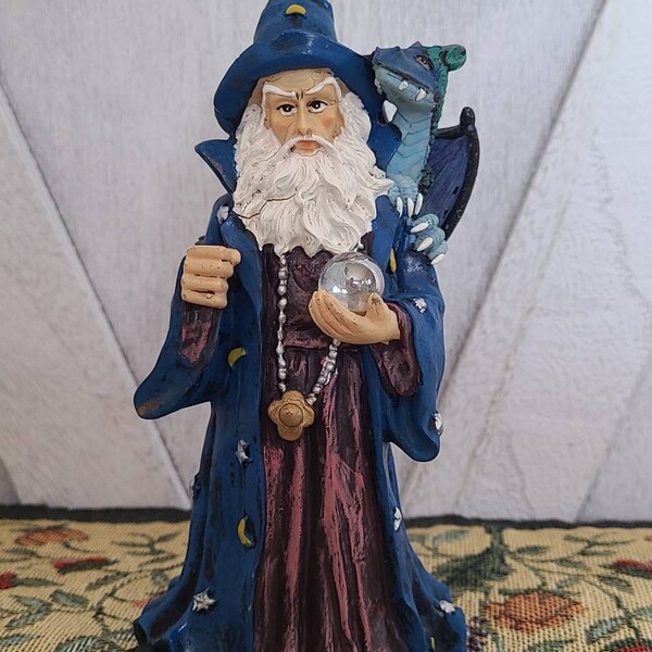 Large Wizard Statue Etsy