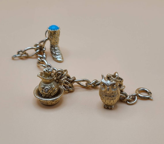 Vintage Childs Charm Bracelet - image 1