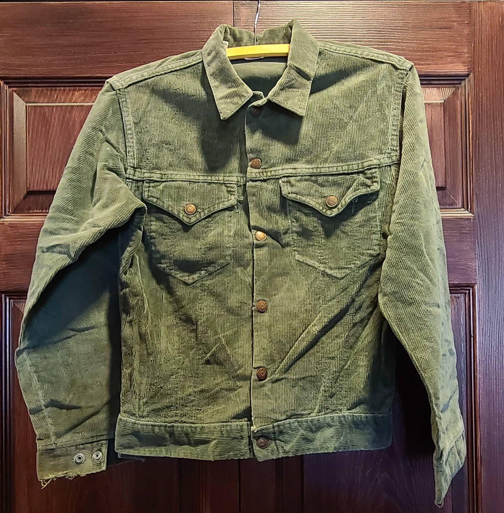 Green Levis Corduroy Jacket. -