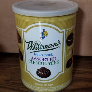 Vintage Whitmans Assorted Chocolates tin.