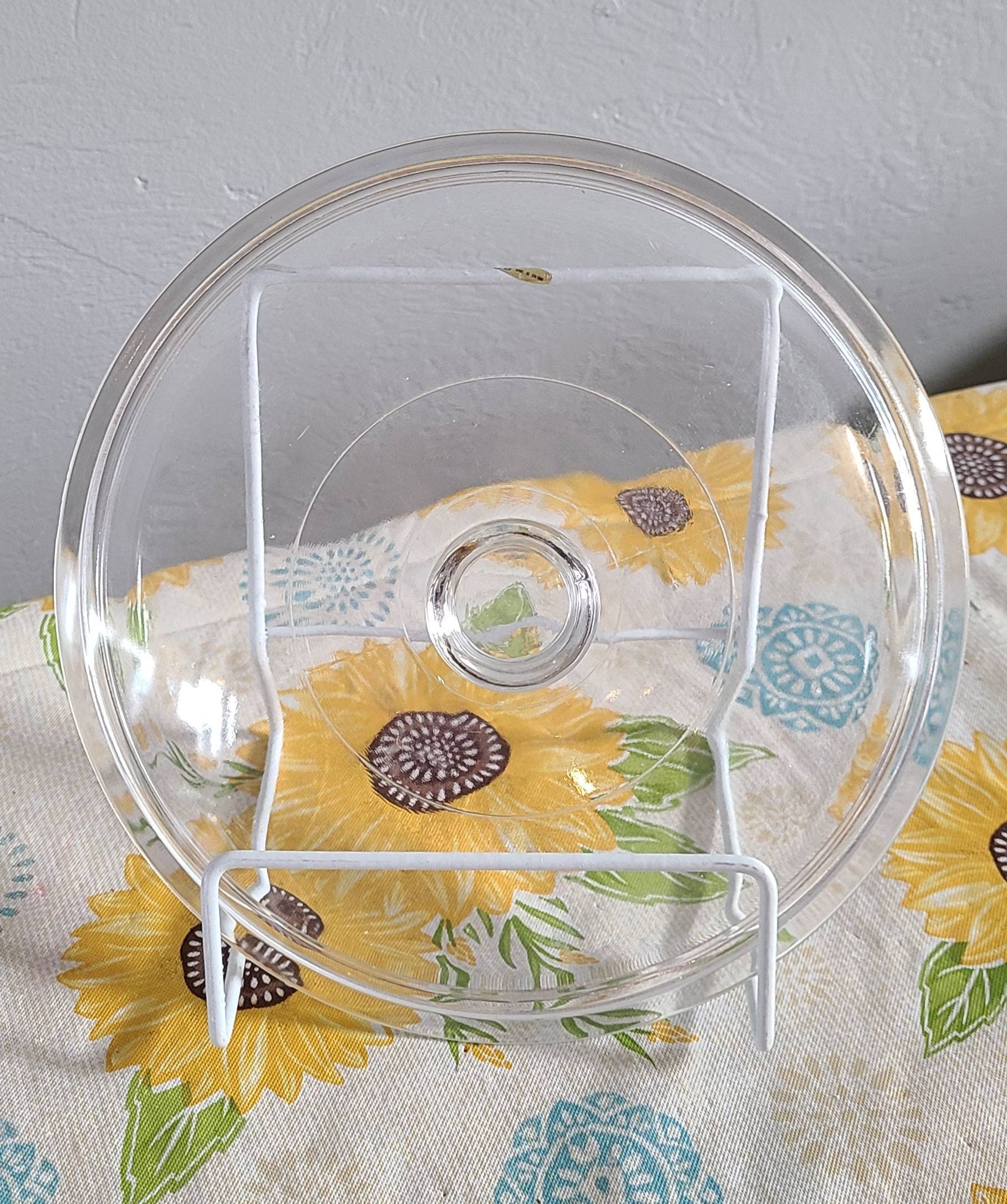 9 inch glass lid with handle. Etsy