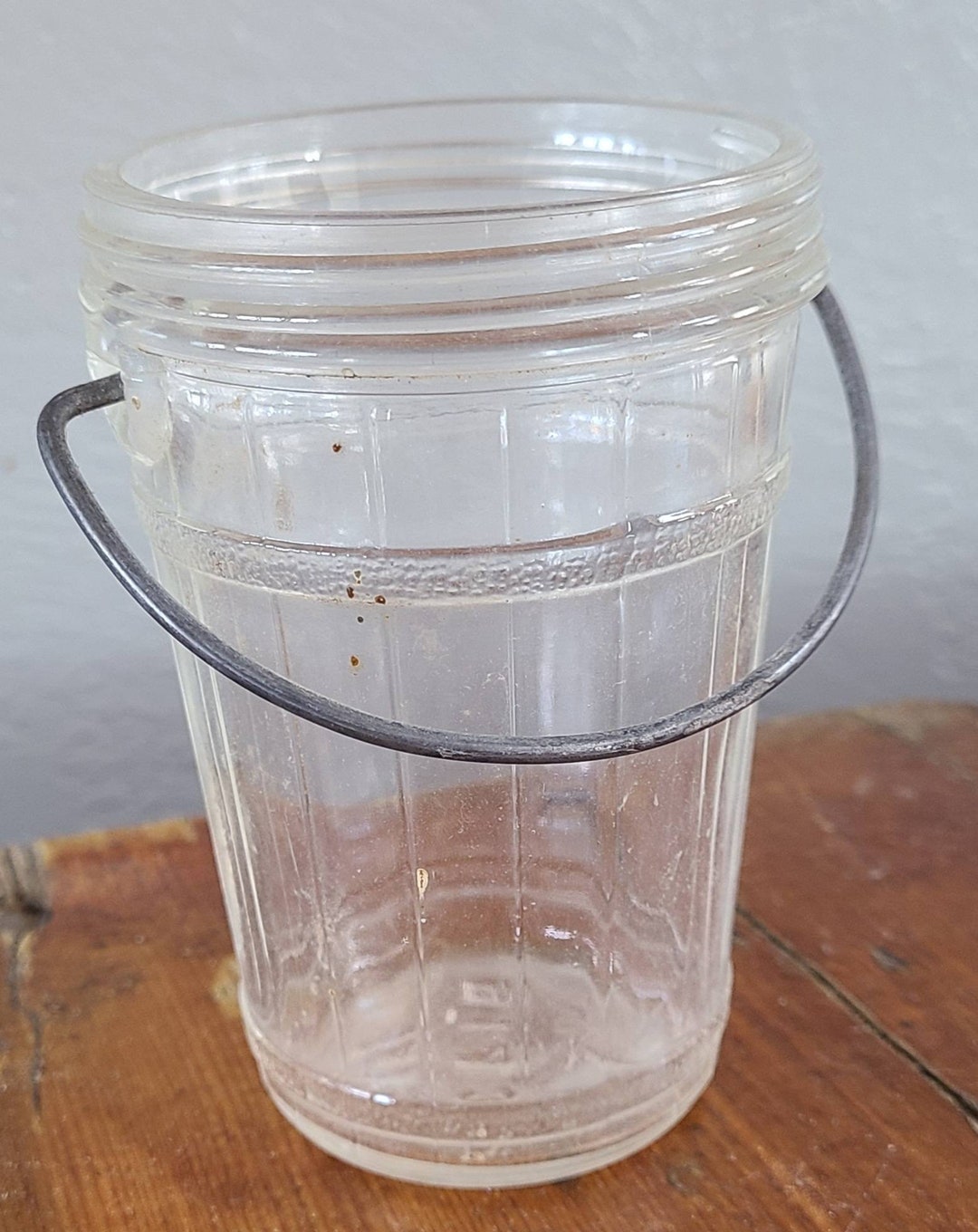Vintage Jelly Jar With Metal Handle. Etsy