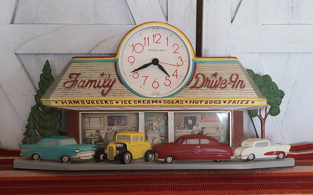 family drive-in ヴィンテージアメリカンインテリア 時計 family drive-in ヴィンテージアメリカンインテリア 時計 family