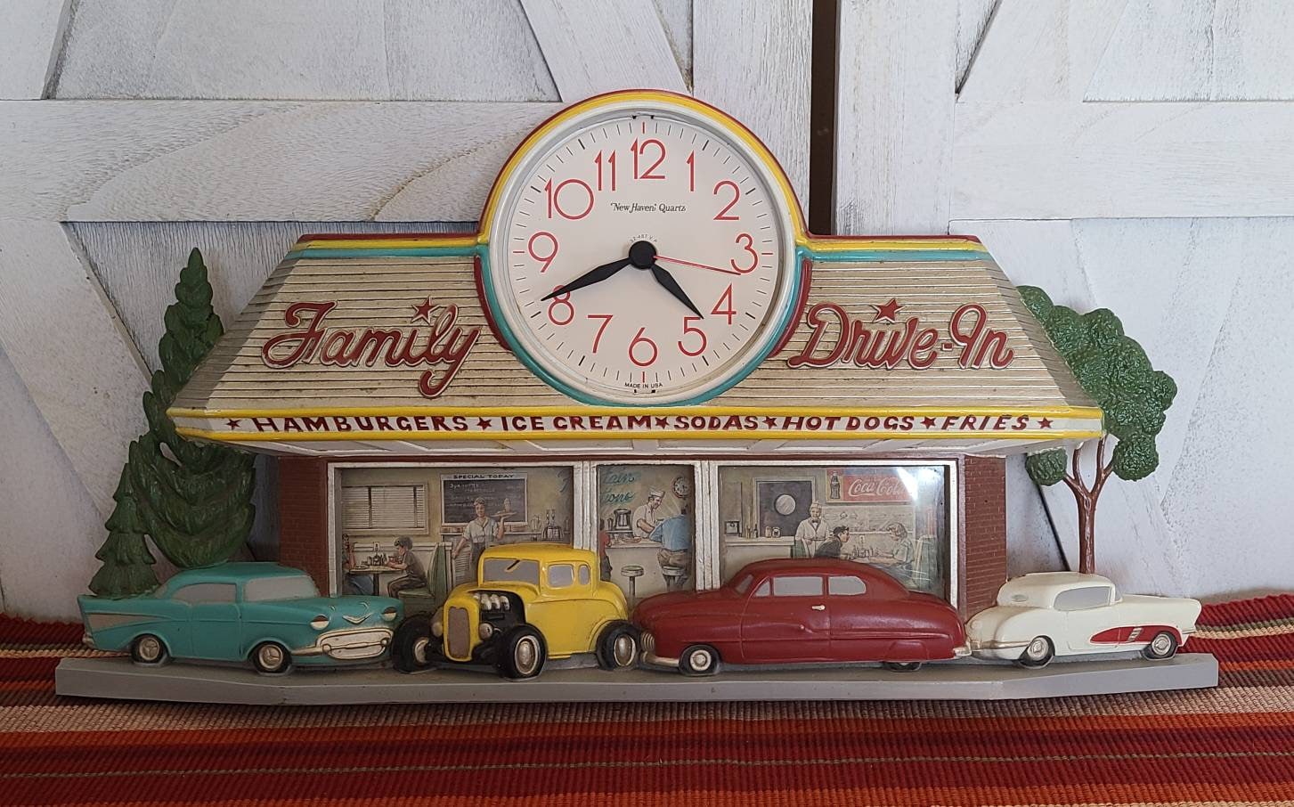 人気のファッションブランド！ family drive-in 時計 ヴィンテージアメリカンインテリア インテリア時計