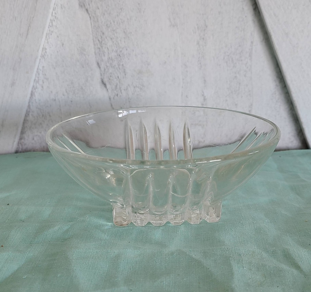 Vintage Small Glass Condiment Bowl. Etsy
