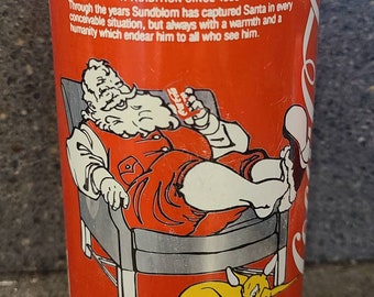 Vintage Empty Santa Claus 12 Oz. Coca Cola Cans 6 Different Styles