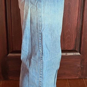 Vintage Bell Bottom jeans, with Really cute double zipper in the front. Size 13. image 2