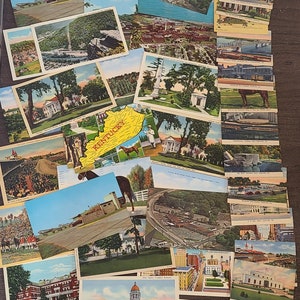 31 Vintage Kentucky Post Cards and a bonus 18 Kentucky 3.5&quot;x2.5&quot; picture cards.