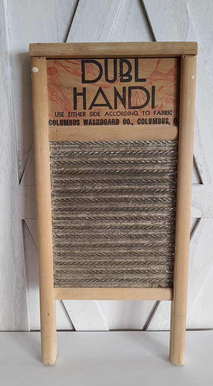 Vintage Dubl Handi Washboard. - Etsy