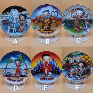 Vintage Danbury Mint Betty Boop Collectable Plates