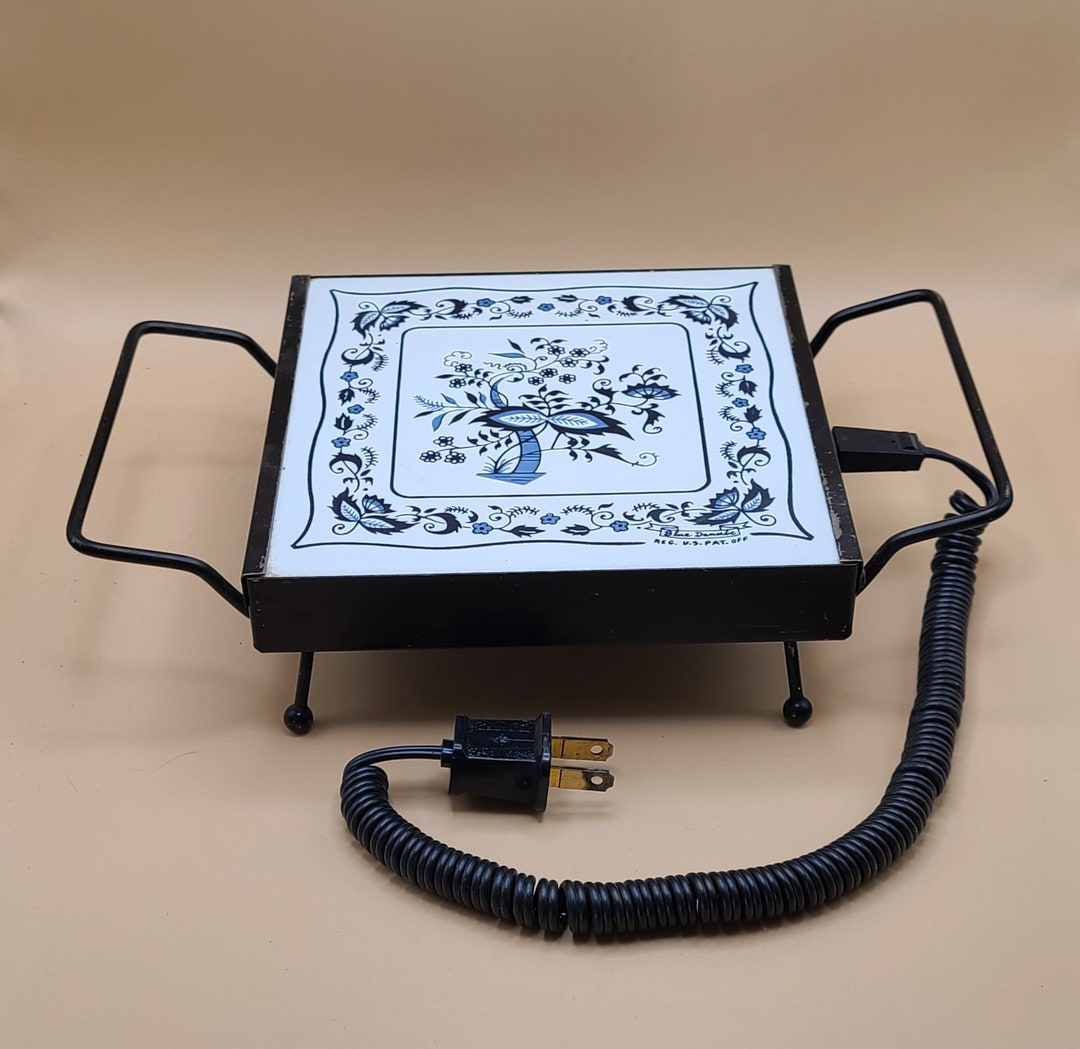 Vintage Blue Danube Electric Hot Plate Etsy