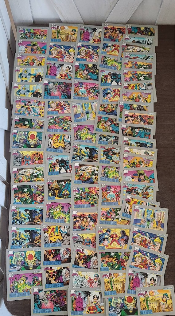 Lot of 81 DC Comics Trading Cards From 1991 - Etsy
