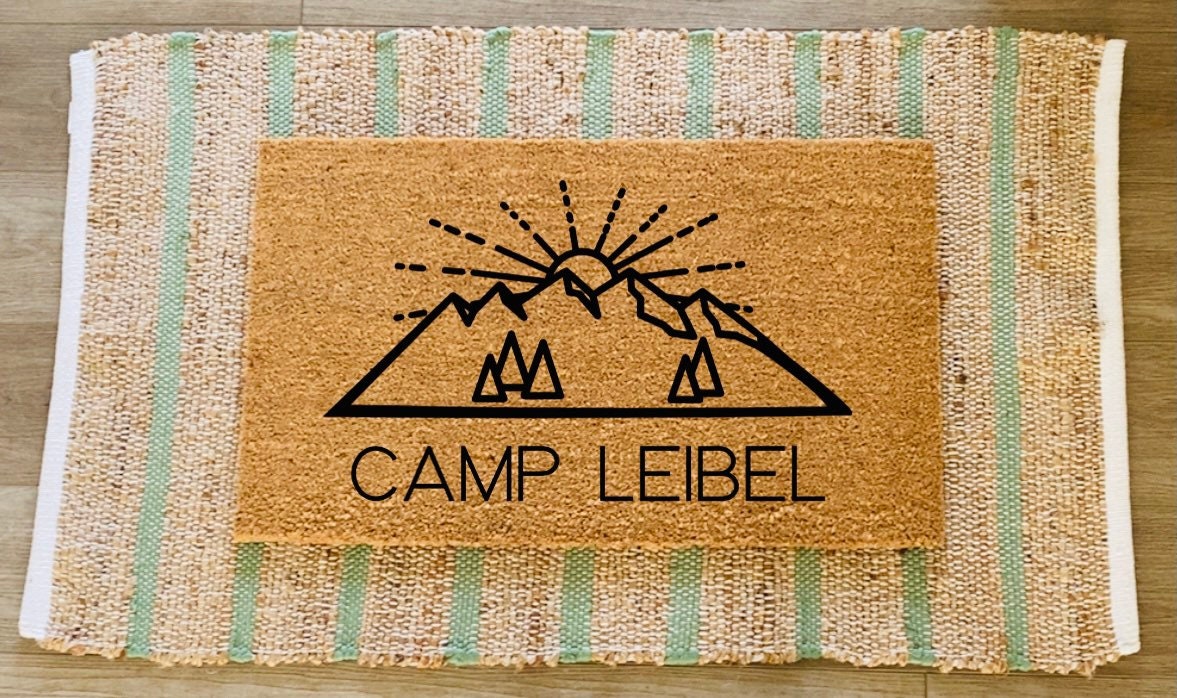 Doormat camping rv decor camp doormat mat gift Etsy