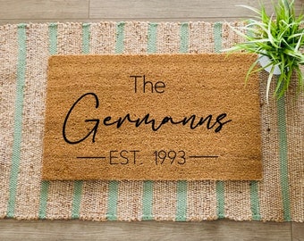 Doormat, door mat, welcome mat, housewarming gift, mat, personalized doormat, personalized item, gift idea