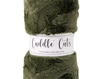 2 Yard Luxe Cuddle Cut Hide Chive
