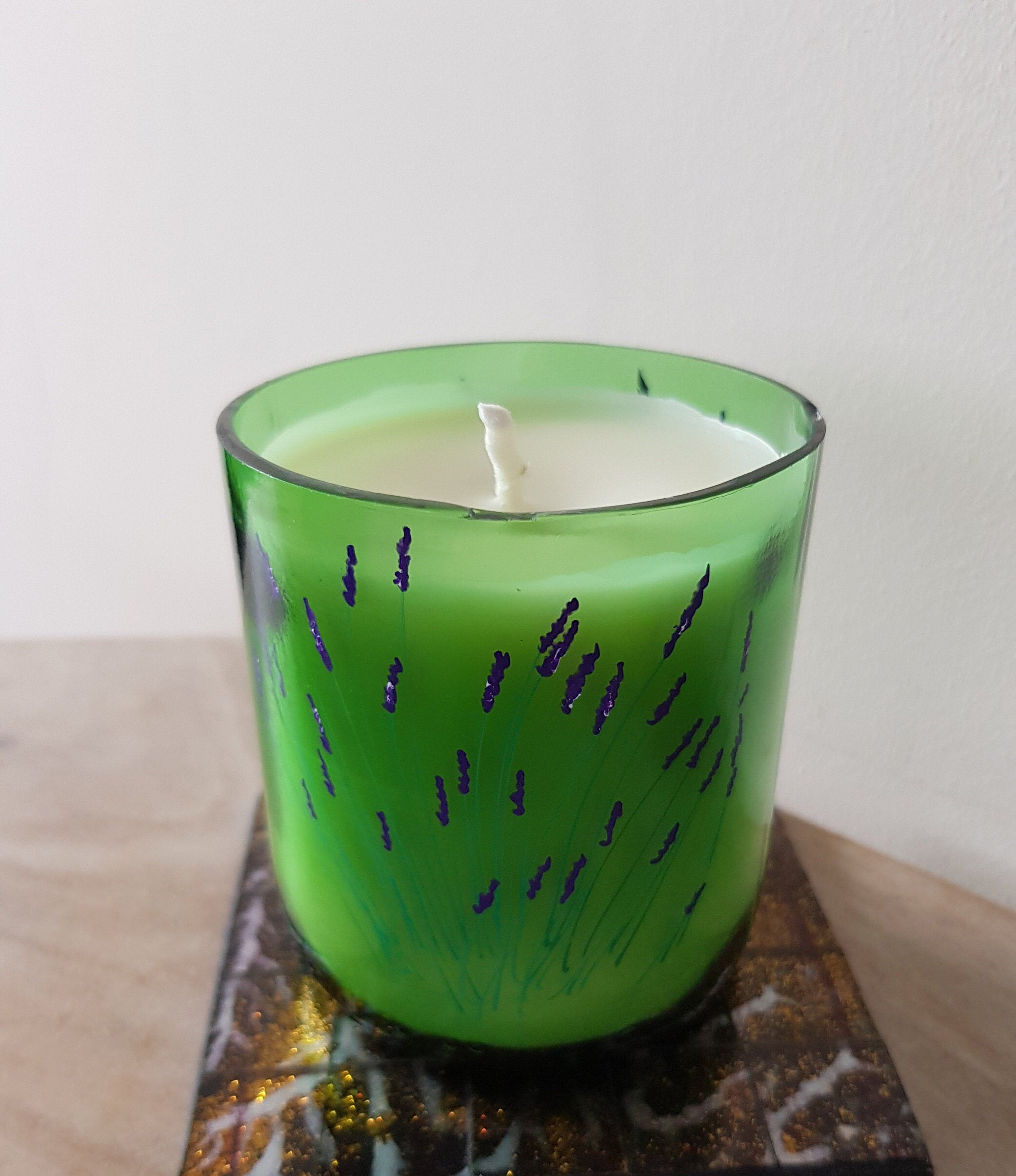 Beeswax container candle handmade candle hand poured beeswax Etsy