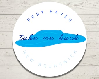Port Haven New Brunswick Pond Take Me Back Sticker | The Way Home | Hallmark Channel