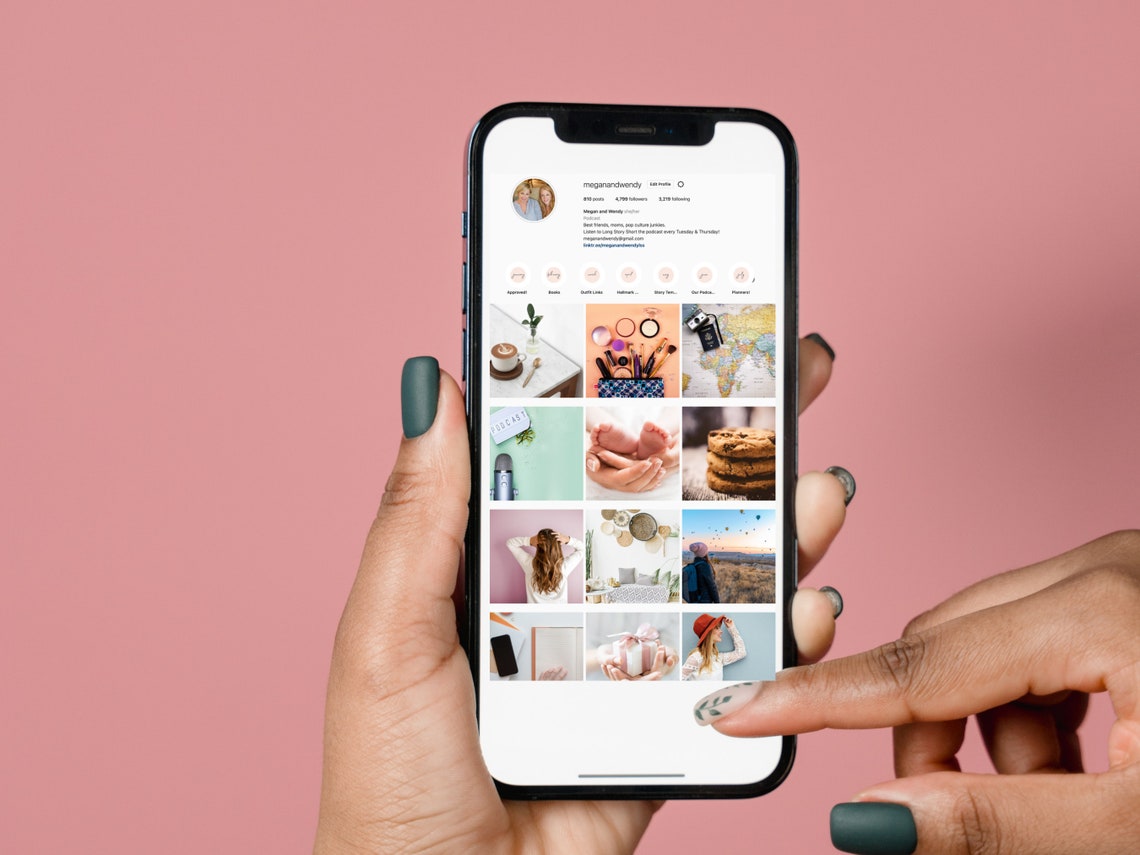 Pink Monthly Instagram Story Highlight Covers | IG Highlight Icons ...